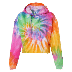 Tie Dye Crop Hoodie